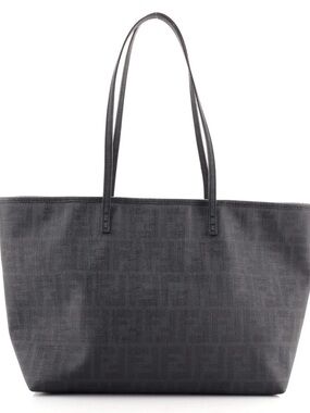 Fendi  Zucchino Canvas Roll Tote